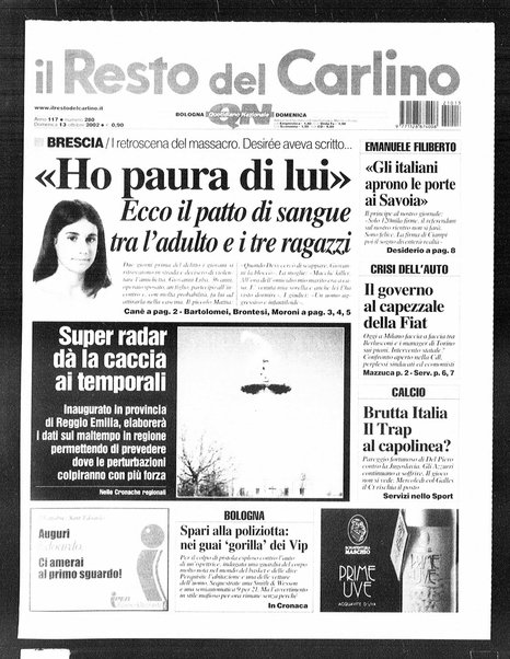 Il Resto del Carlino : giornale dell'Emilia